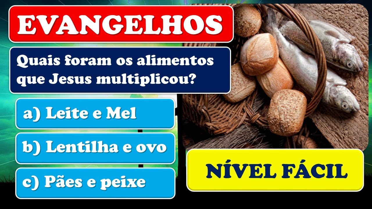 Evangelhos Nível Super Fácil - Jogo de Perguntas e Respostas  Perguntas e  respostas bíblicas, Perguntas biblicas, Evangelho