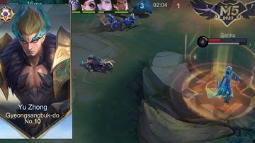 NEVER SPAM RECALL IN FRONT OF YUZHONG.YUZHONG SUSTAIN BUILD GAMEPLAY:-MLBB