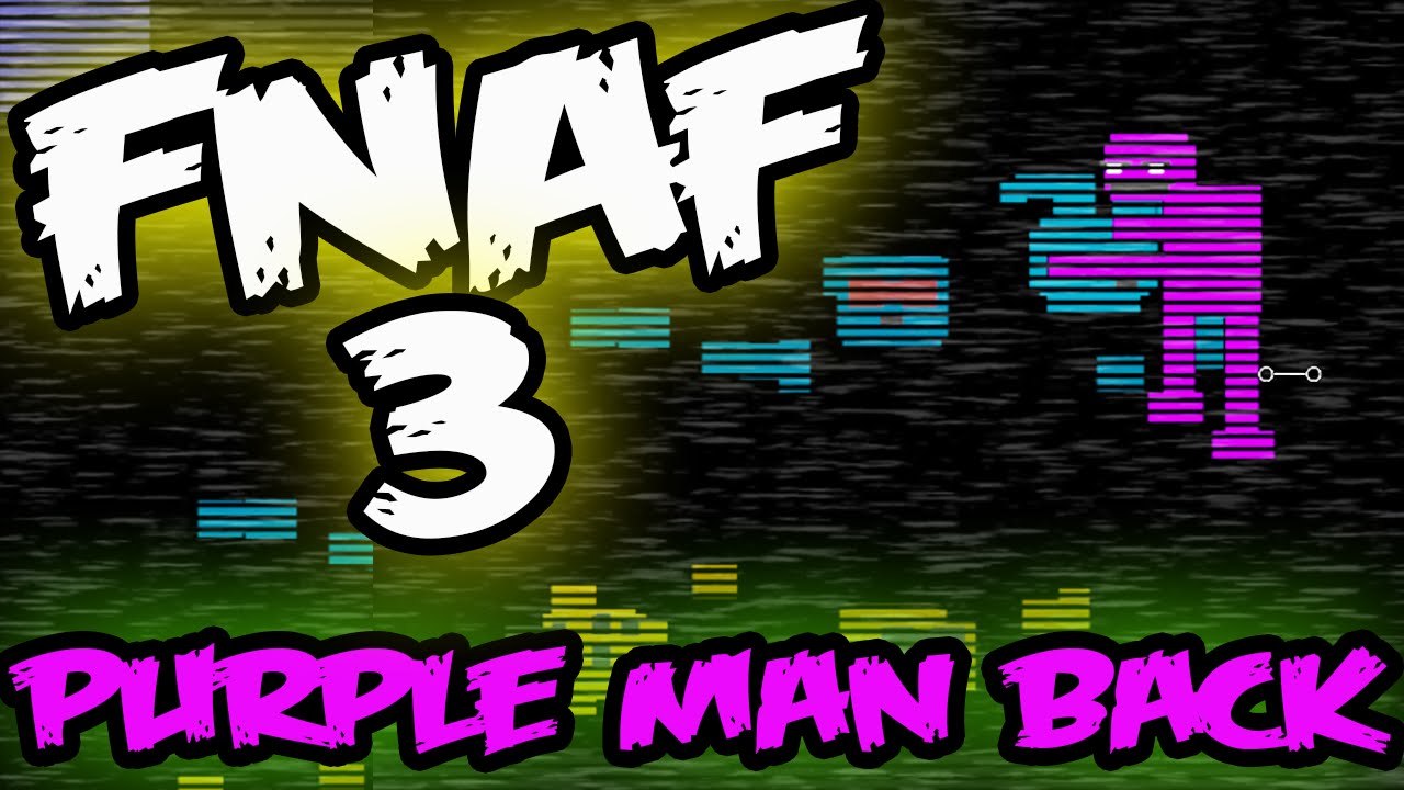 Five Nights at Freddy's 3 PURPLE MAN Minigame 