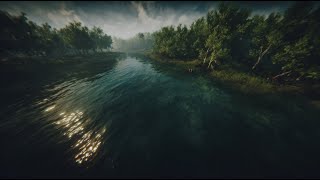 Relaxing Downtempo House Set | Tranquil Waterscapes for Late-Night Listening