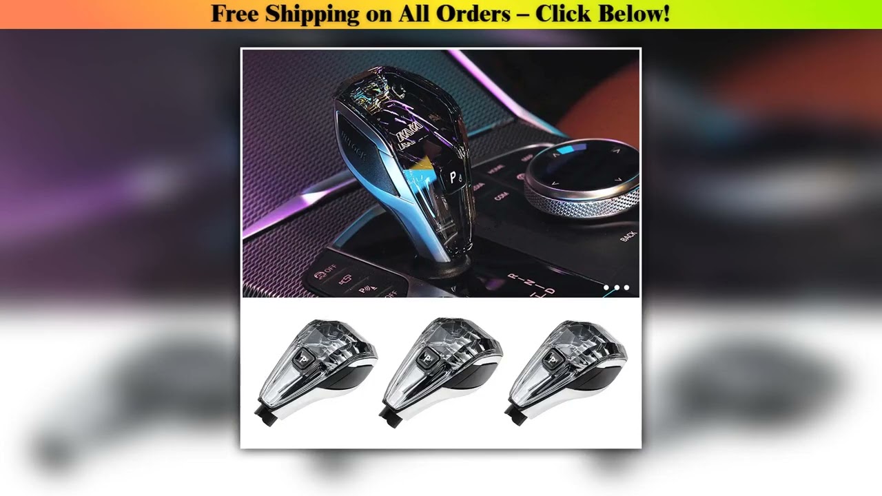 Crystal Gear Shift Knob Lever 3 4 8 Series X3 X4 X5 X6 X7 Z4 I4 G26 G20 G16 G01 Psychedelic