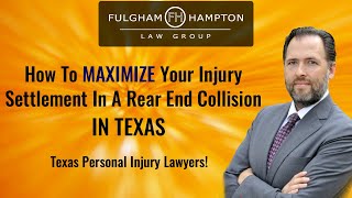 Full Rear-End Collision In Texas Don't Ignore These Tips To Max Your Settlement! (2022) News