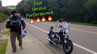 Post First Service Review & Scenic Ride. 2024 Super Meteor 650 Celestial Blue #royalenfield #bayarea
