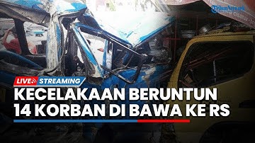 🔴LIVE: Kecelakaan Beruntun di Puncak Bogor, Truk hingga Angkot Ringsek & 14 Korban Dilarikan ke RS