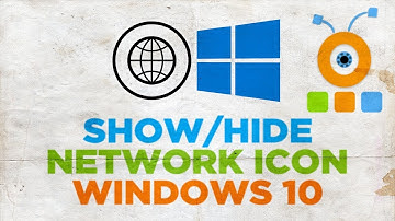 How to Show or Hide the Network icon in Windows 10 Taskbar