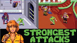 Enemy Attacks Ranked - Teenage Mutant Ninja Turtles in Time SNES screenshot 4