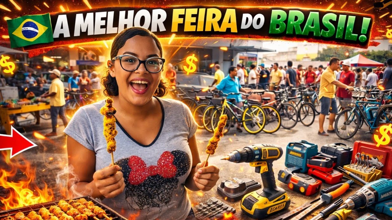 ACHADOS INCRÍVEIS NA FEIRA DE TROCA NO NORDESTE