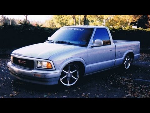 Slammed Mini Truck : GMC Sonoma - YouTube