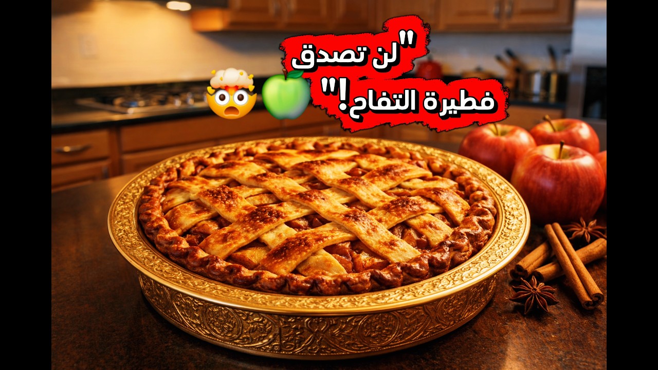 سر فطيرة التفاح !