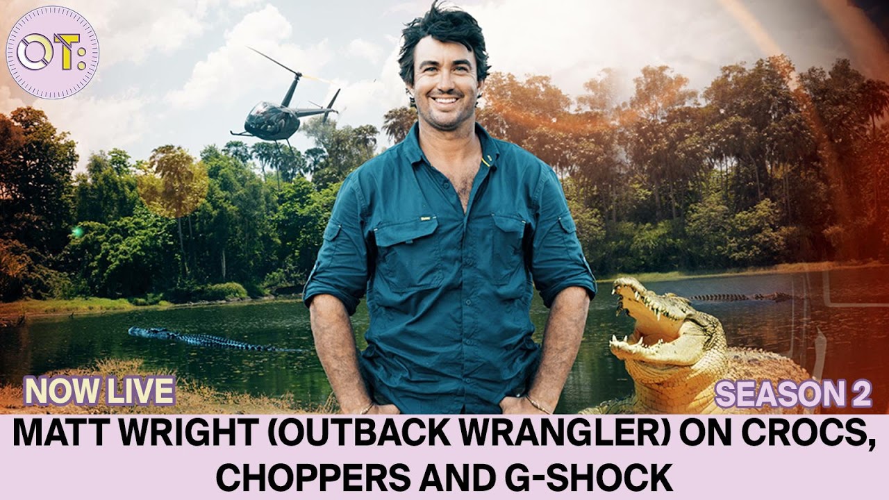 Matt Wright (Outback Wrangler) on crocs, choppers and G-Shock - YouTube