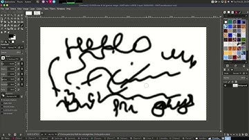How to Set Xp Pen Start 06 Pentablet Drawing Presure in Gimp on Parrot Security Linux