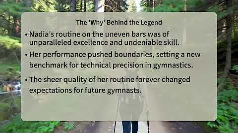 Did Nadia Comaneci Earn The First Perfect 10 Score?