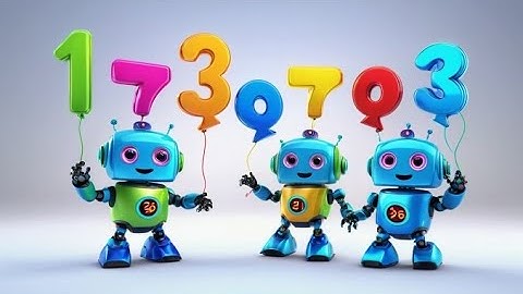Six Toy Robots Count to Ten | Counting Song for Kids | Learn Numbers with Robots