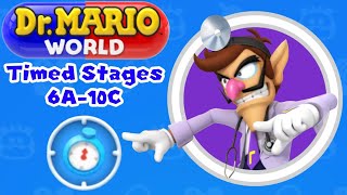 Dr. Mario World: Challenge Stages 6A-10C 3 Stars Without Doctor Skills / Stage Affecting Assistants