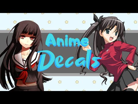 Anime Decals Youtube