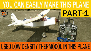 HOW TO MAKE A LIGHTWEIGHT RC PLANE USING LOCAL MATERIALS PART-1