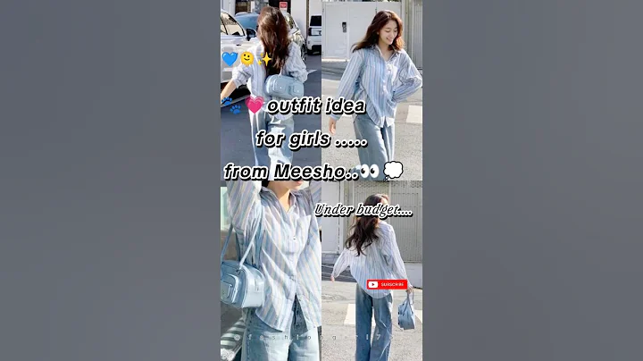 💙✨🫠College outfits meesho | 👀💗#meesho #meeshohaul #fashion #viralshorts #aesthetic #outfit #trending