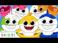 Baby Shark Song | Colorful Family Surprise | YouKids Songs