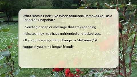 What Does It Look Like When Someone Removes You as a Friend on Snapchat? - Everyday-Networking