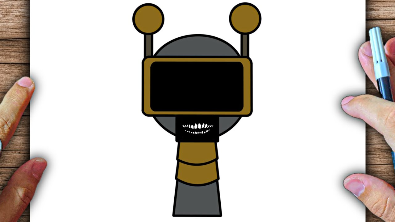 CÓMO DIBUJAR A FUN BOT PHASE 3 - INCREDIBOX SPRUNKI - YouTube