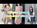 types of korean dresses for girls with names||korean dress style for girls||korean dresses