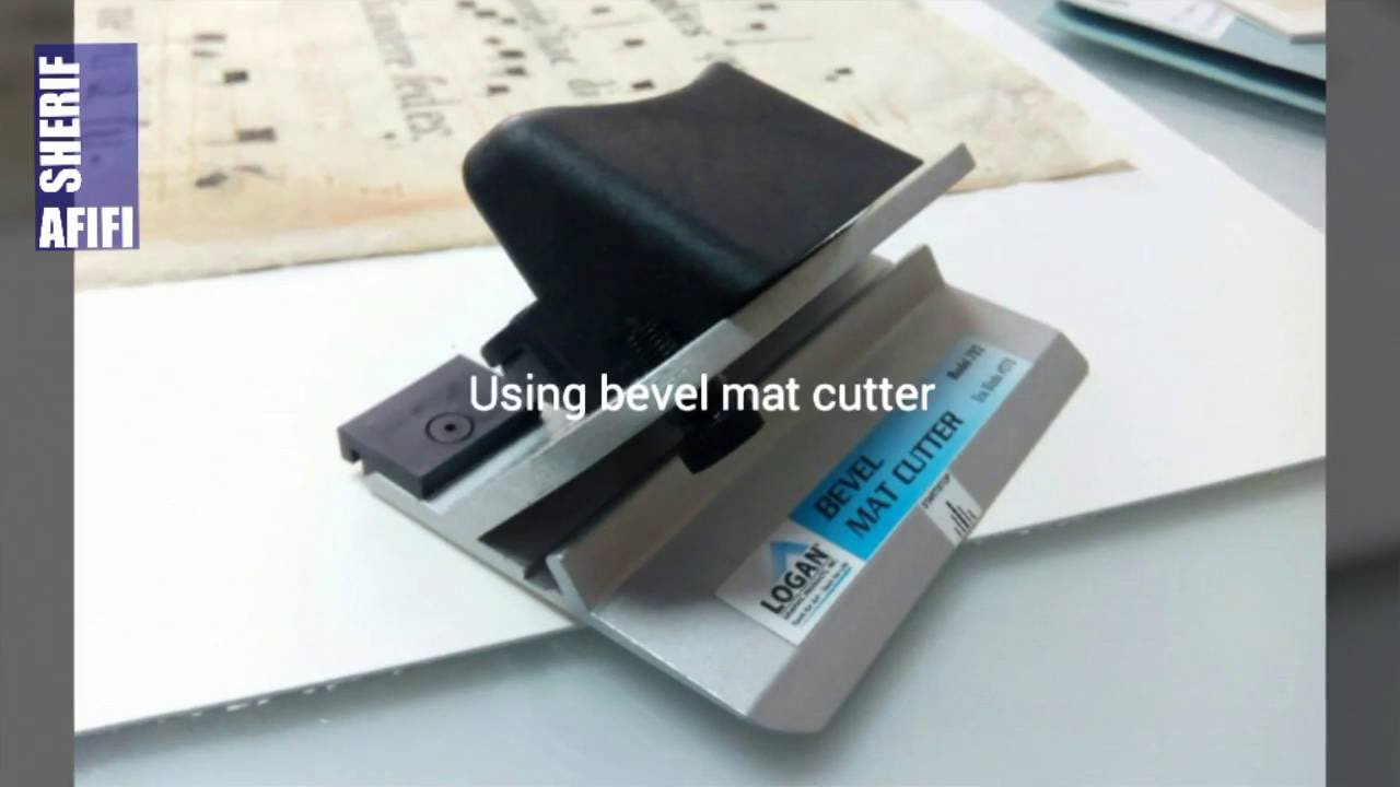 Using Bevel mat cutter 