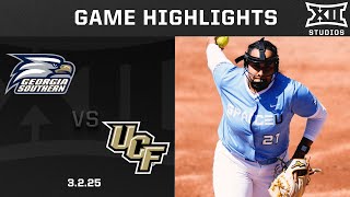 Georgia Southern vs. UCF (3.2.25) Highlights | 2025 Big 12 Softball