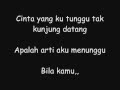 Raisa Apalah Arti Menunggu Lyric