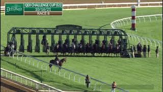 Shantisara (IRE) wins the 2021 Queen Elizabeth II Challenge Cup (G1) Presented by Dixiana