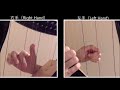 ベイビーハープを弾こう（美女と野獣）　How to play "Beauty and the Beast" By 12-string Baby Harp