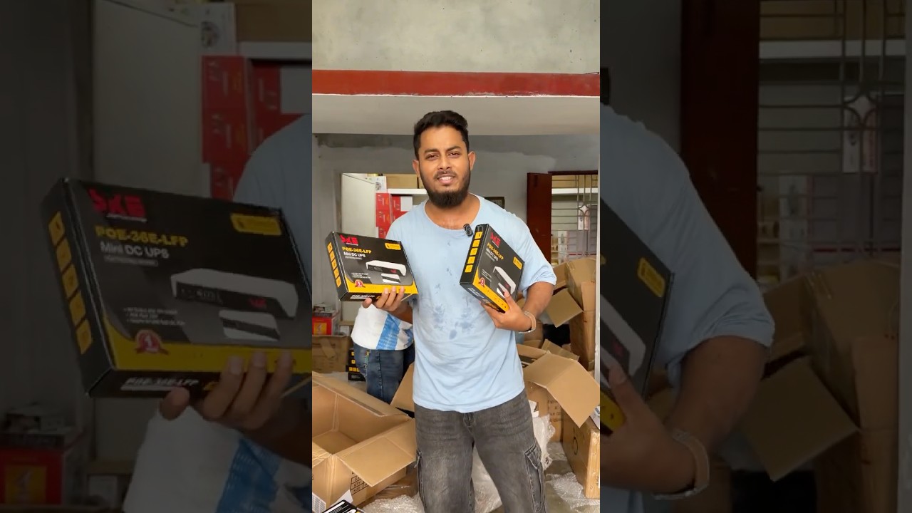 কারেন্ট গেলে WiFi চলে যায়?😬 #techjhuli #ske #miniups #skepoe36e #minidcups