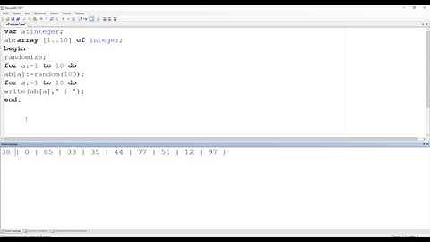 Функция присвоения случайного числа Randomize. Pascal