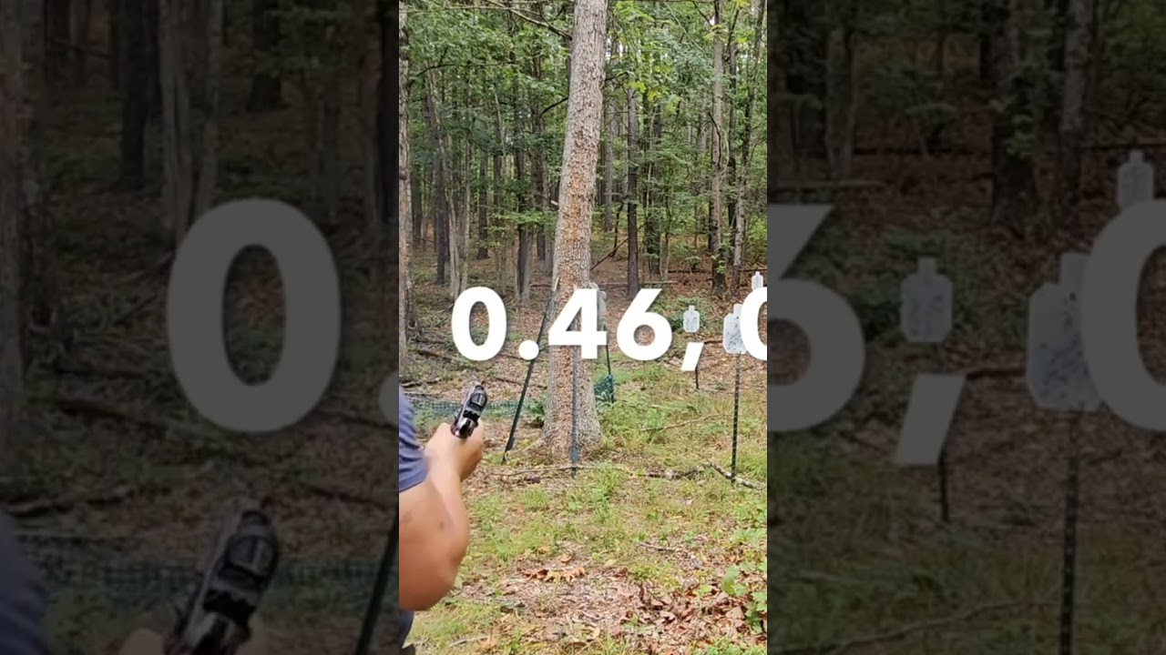 Military Police fastest double tap 0.46 and 0.16 split time 