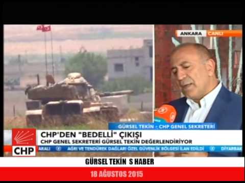 GÜRSEL TEKİN S HABER 18/08/2015