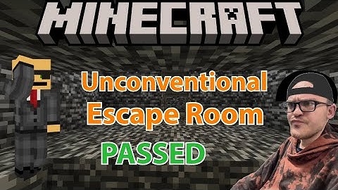 Minecraft: Unconventional Escape Room PASSED (Puzzle Map)