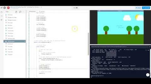 Java GUI 04 - Animating Your Scenery Project