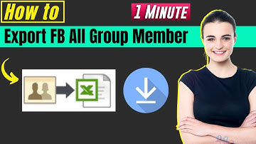 How to export facebook group members to excel 2025