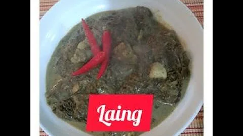 HOW TO COOK LAING