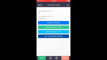 PassVult Lite -  Explore Settings And About App Instructional