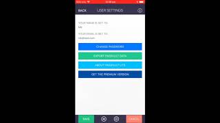 PassVult Lite -  Explore Settings And About App Instructional screenshot 1