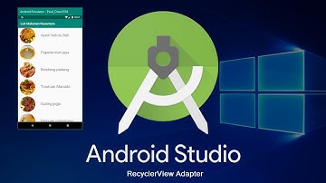 Membuat List Makanan dengan RecyclerView 06 - Event Click dan startActivity(Intent)