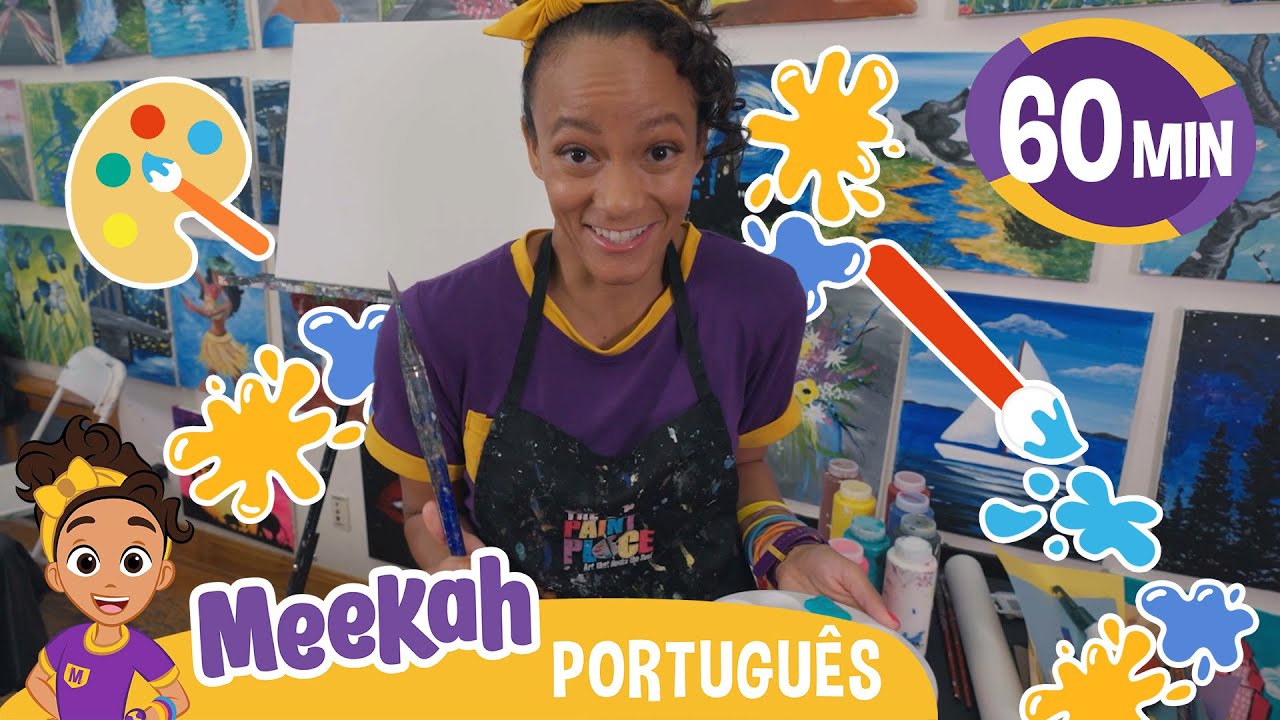 Meekah Pinta uma Obra de Arte Incrível! | Amigos do Blippi Brasil | Vídeos Educativos para Crianças