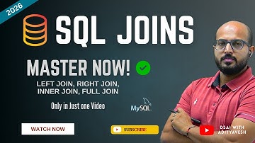 SQL JOINS | JOINS IN SQL | full join MySQL | sql joins with examples | sql joins tutorial | #sql