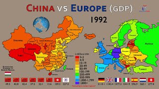 Economy of Chinese Provinces vs European Countries (1960-2021) Resimi