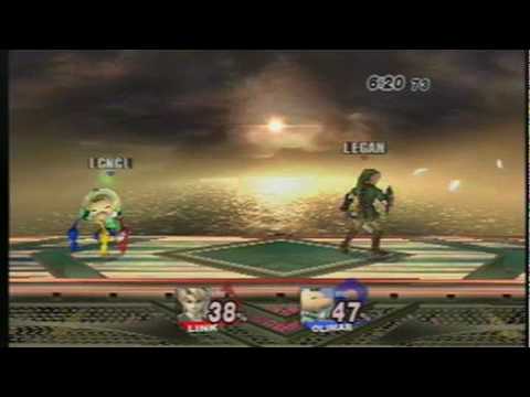 Legan (Link) vs. L_Cancel (Olimar) 1