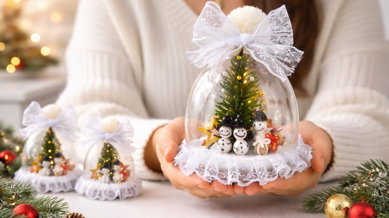 ♻️Don’t Throw Away Plastic Bottles — I Turned One into a Beautiful Christmas Gift