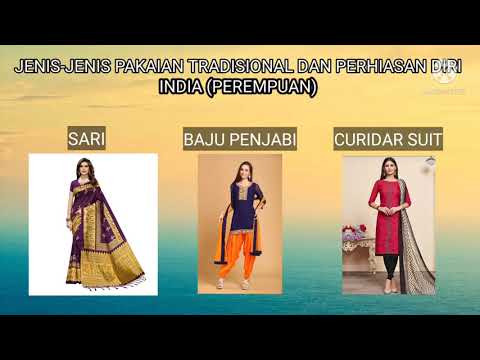 Video: Pakaian India - pria dan wanita. pakaian nasional india