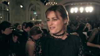 Yasmin Le Bon | London Fashion Week | Autumn/Winter 2014