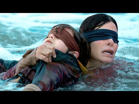A Mother and Her Two Children Blindfold Their Eyes to Survive - Movie Recap