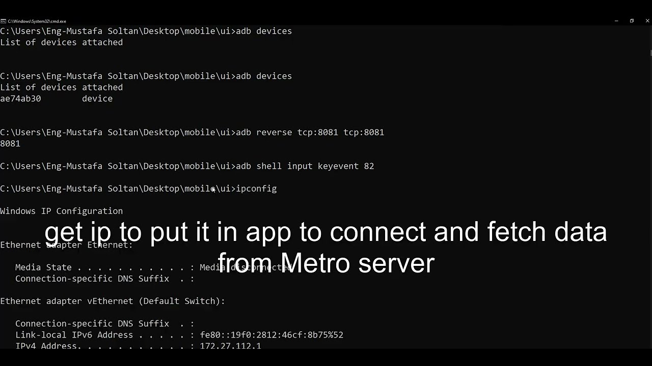 connect react native cli app with metro server via Wi-Fi